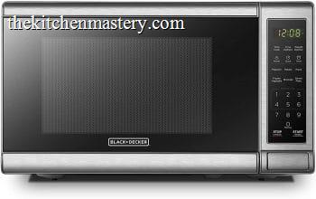 black and decker small microwave oven - best preset options - 700W, size 17” x 13” x 10”