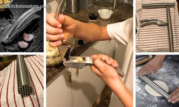 gourmet easy garlic press and rolling pins review