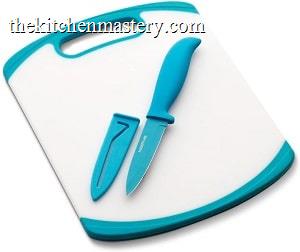 basic cutting board with pairing knife